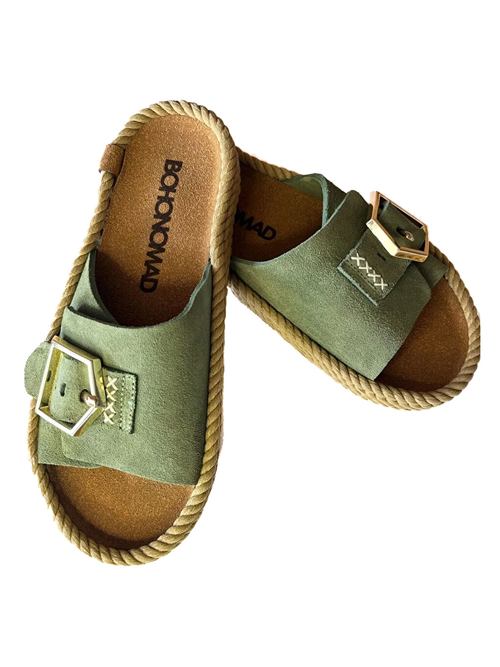 Yeşil COR12-00065 Corsica Kadın Terlik Çağla-1