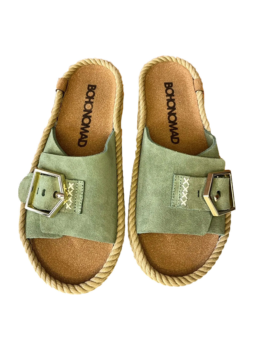 Yeşil COR12-00065 Corsica Kadın Terlik Çağla-2