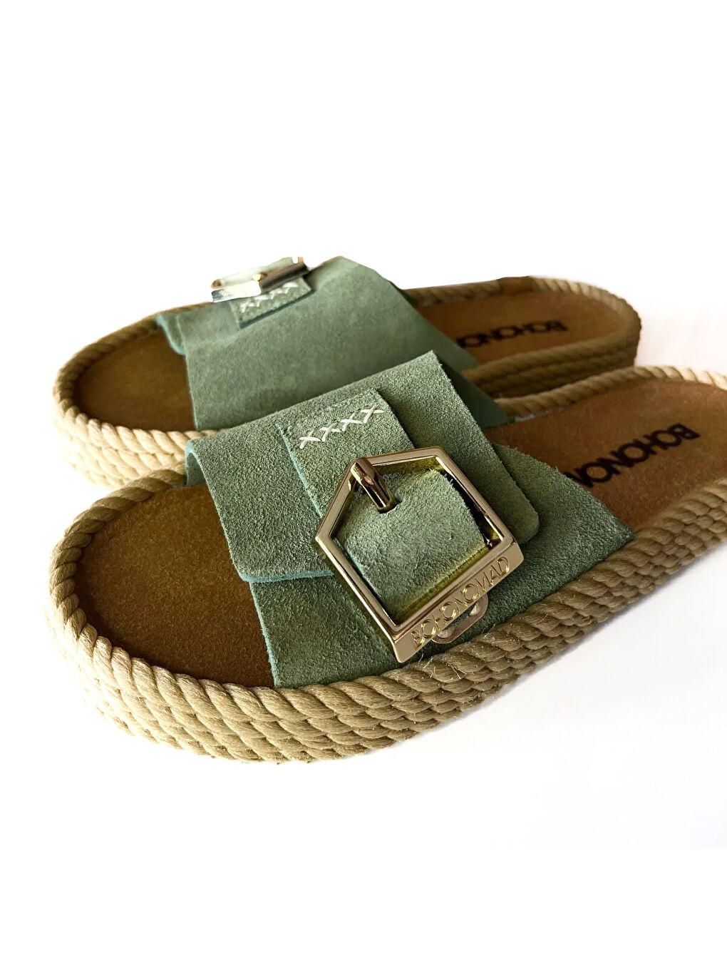 Yeşil COR12-00065 Corsica Kadın Terlik Çağla-4