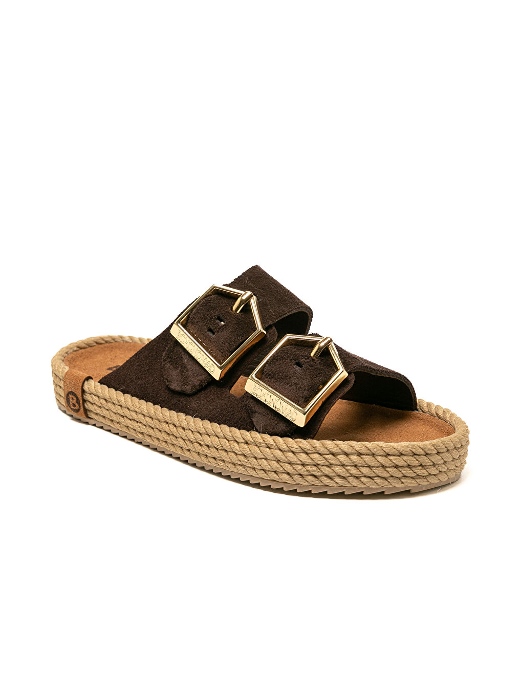 Kahverengi SYD12-00019 Sydney Kadın Terlik Koyu Kahve-1