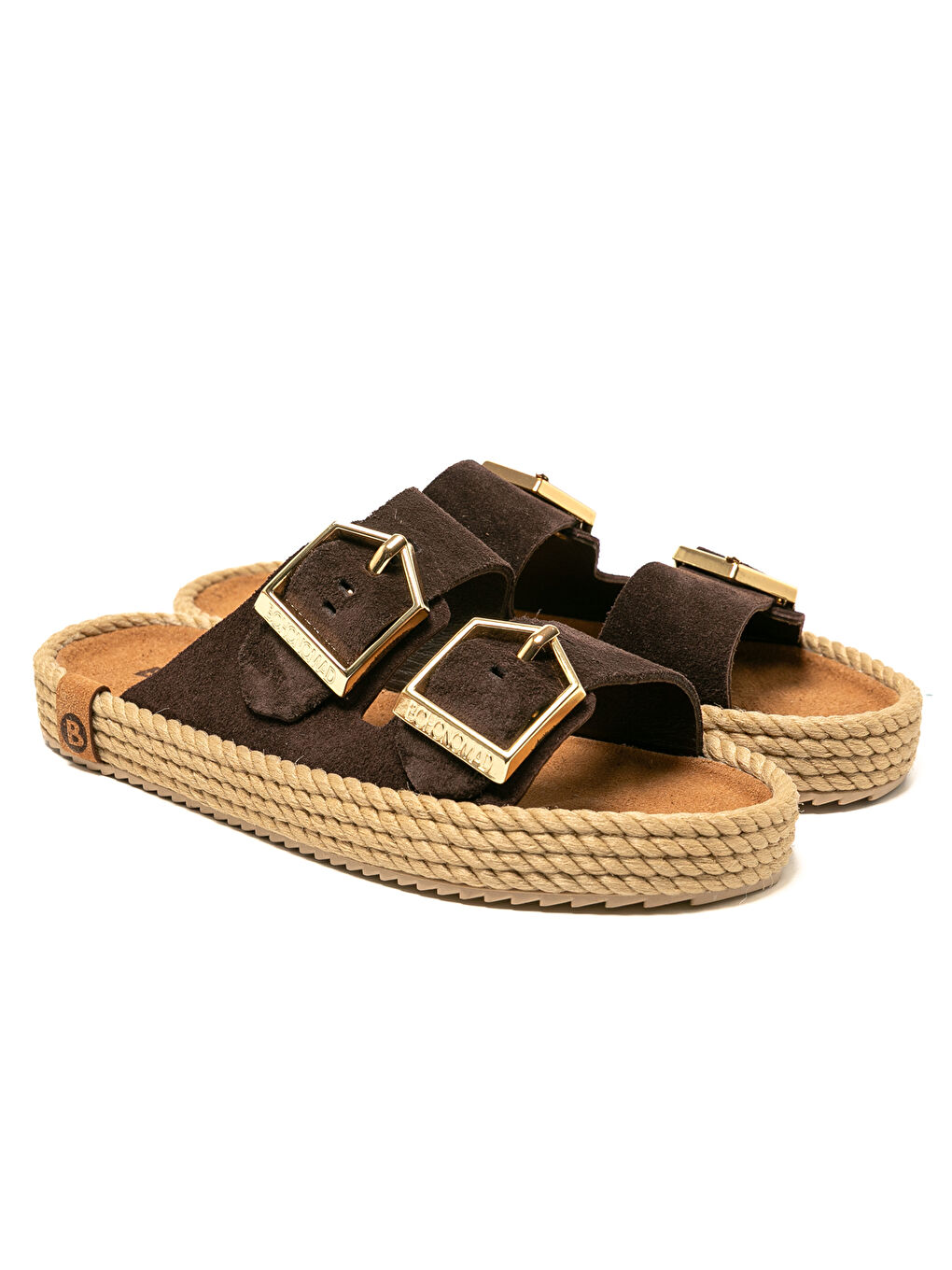 Kahverengi SYD12-00019 Sydney Kadın Terlik Koyu Kahve-2