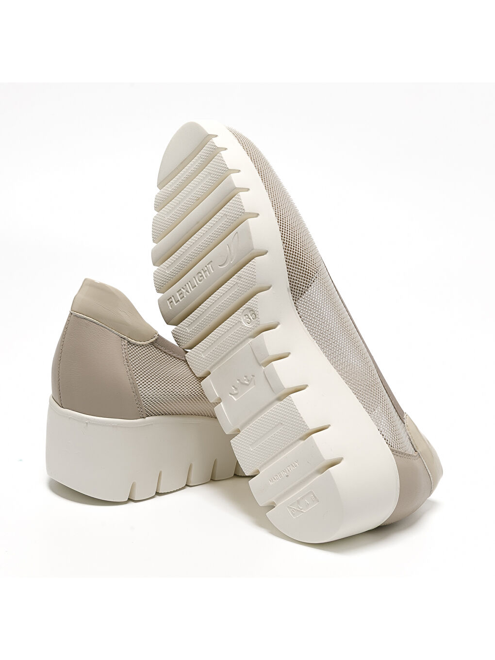 Bej Kadın Sandalet 955652DM 5652DM NAPPA PELLE SOFIA Panna-5