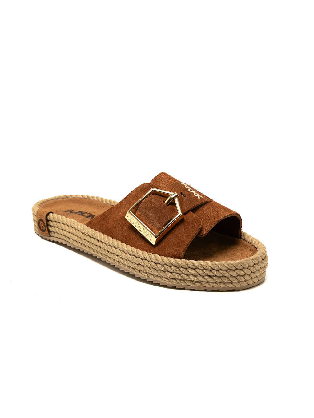 Kahverengi COR12-00022 Corsica Kadın Terlik Taba-1