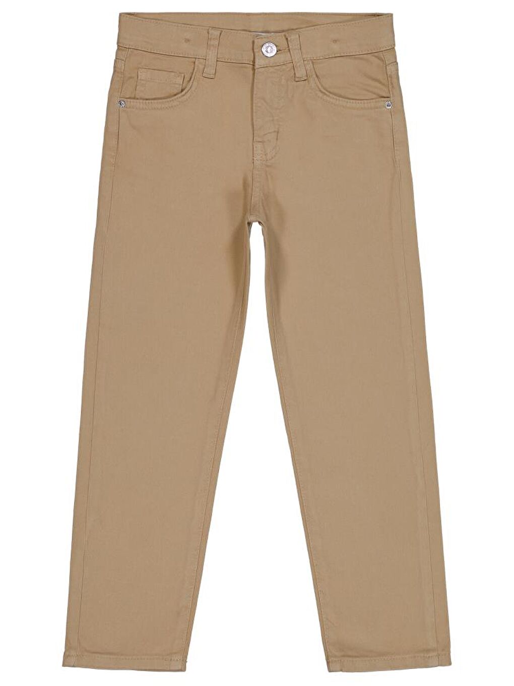 Kahverengi Boys Basic 5 Cep 6-9 Yaş Pantolon-1