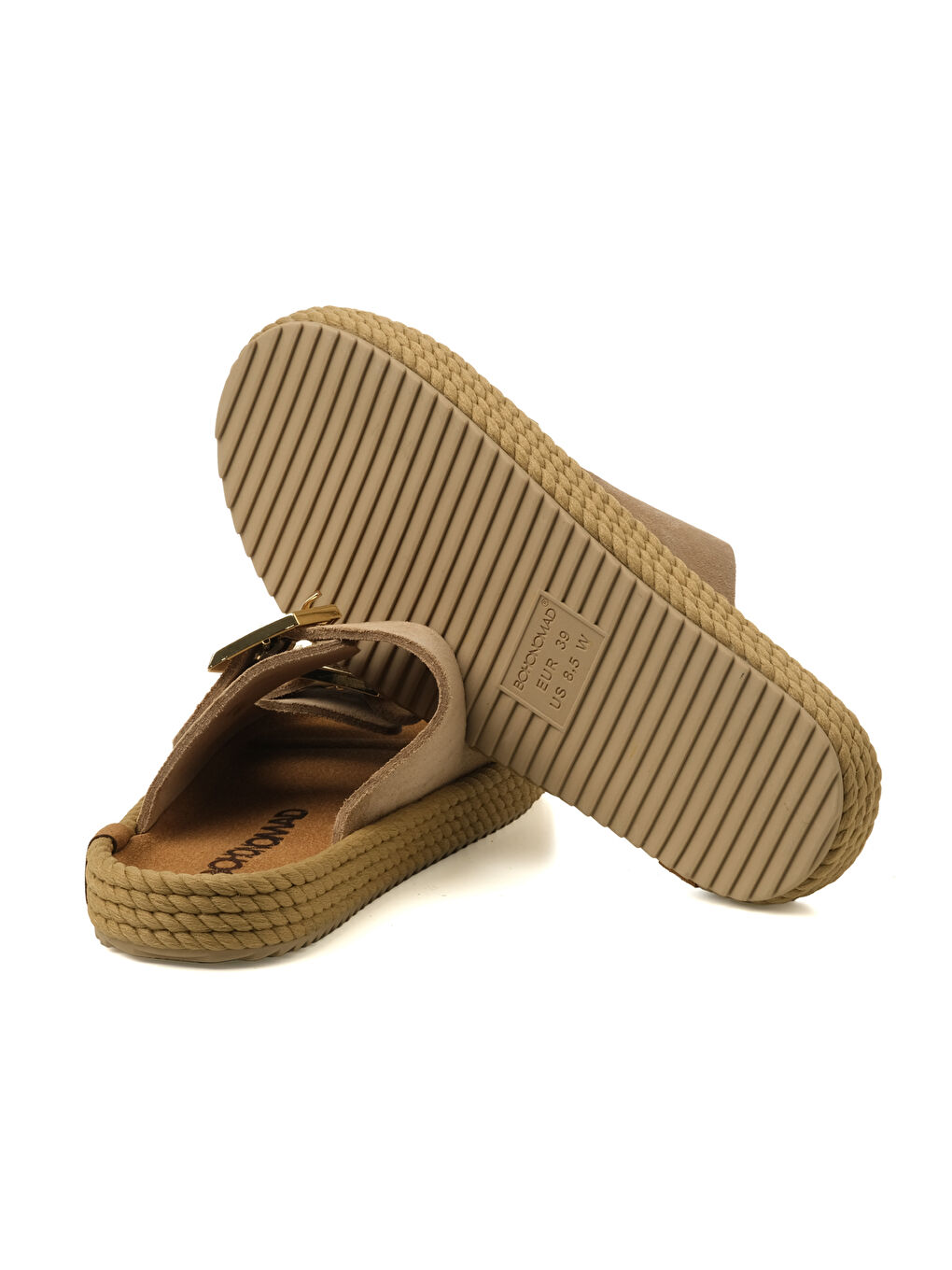 Kahverengi SYD12-00044 Sydney Kadın Terlik Camel-4