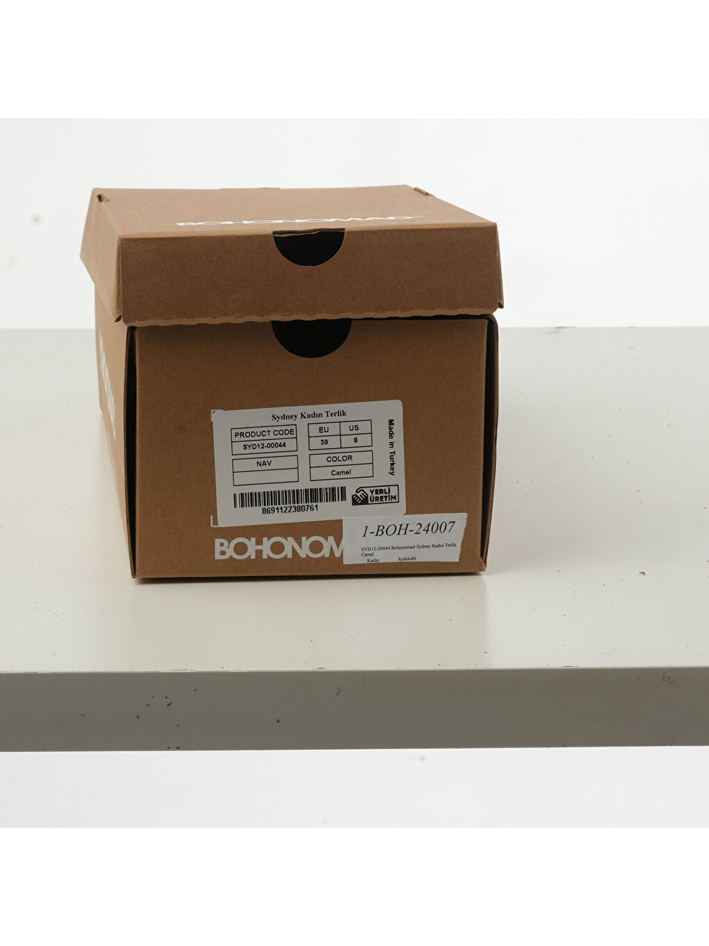 Kahverengi SYD12-00044 Sydney Kadın Terlik Camel-5