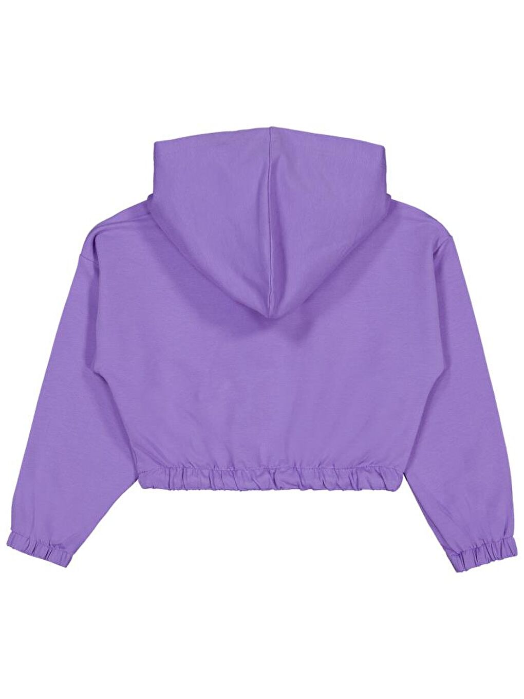 Mor Girls Kapüşonlu 6-9 Yaş Sweatshirt-1