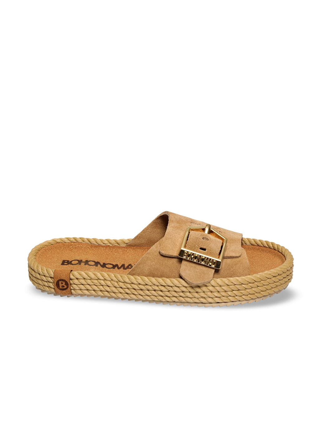 Kahverengi COR12-00044 Corsica Kadın Terlik Camel-3