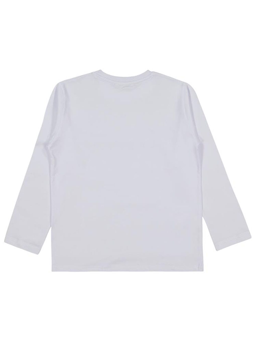 Beyaz Boys Basic 10-13 Yaş Sweatshirt-1