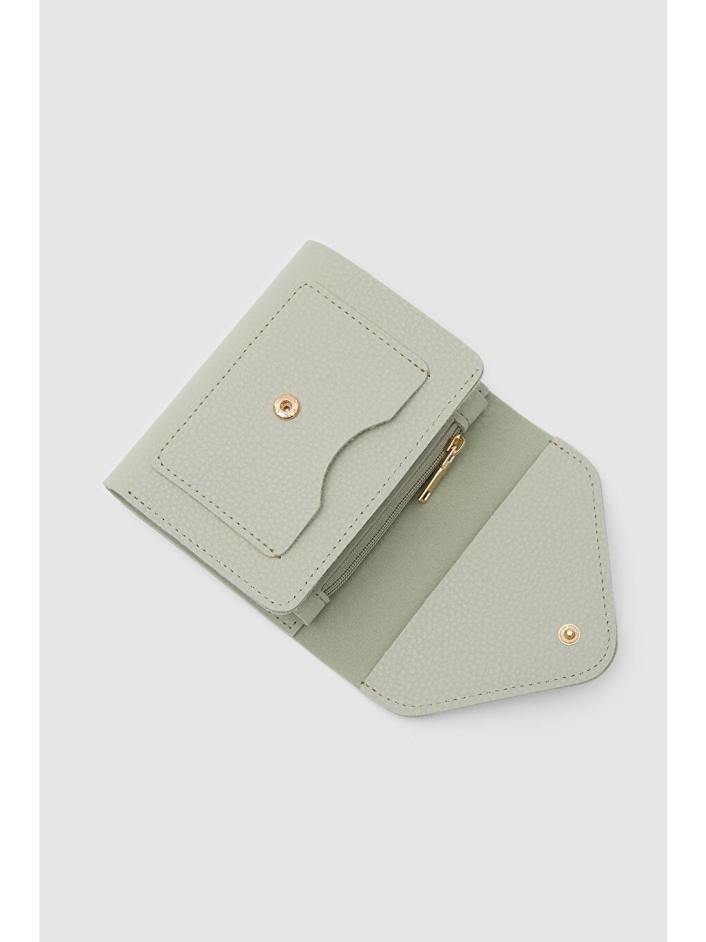 Yeşil Mysa Medium Zarf Cüzdan Mint-1