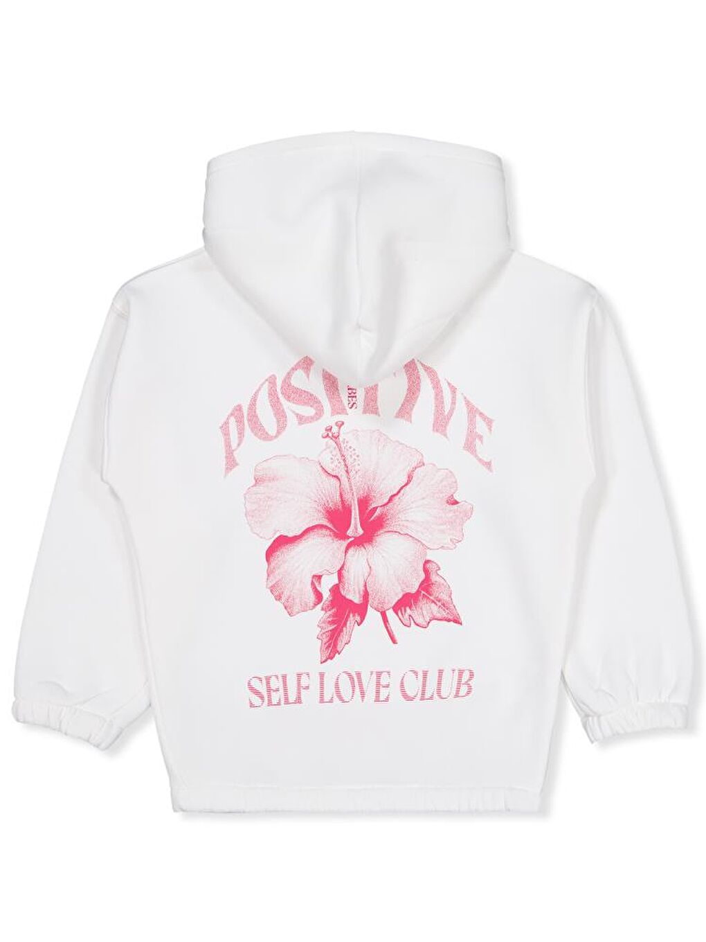 Ekru Girls Çiçek Baskılı 6-9 Yaş Sweatshirt