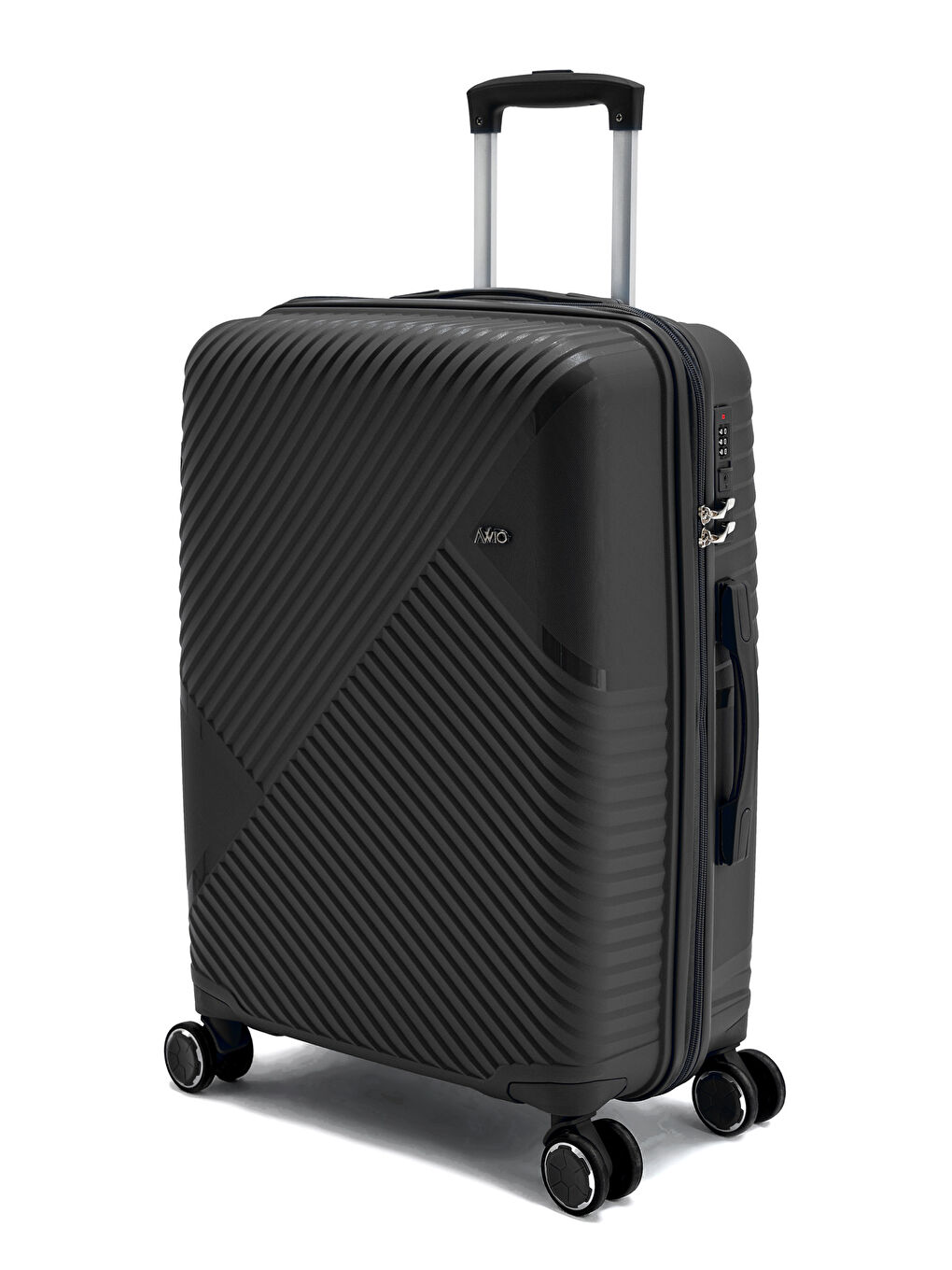 Siyah İthal Pp Elegance Orta Boy Valiz-1