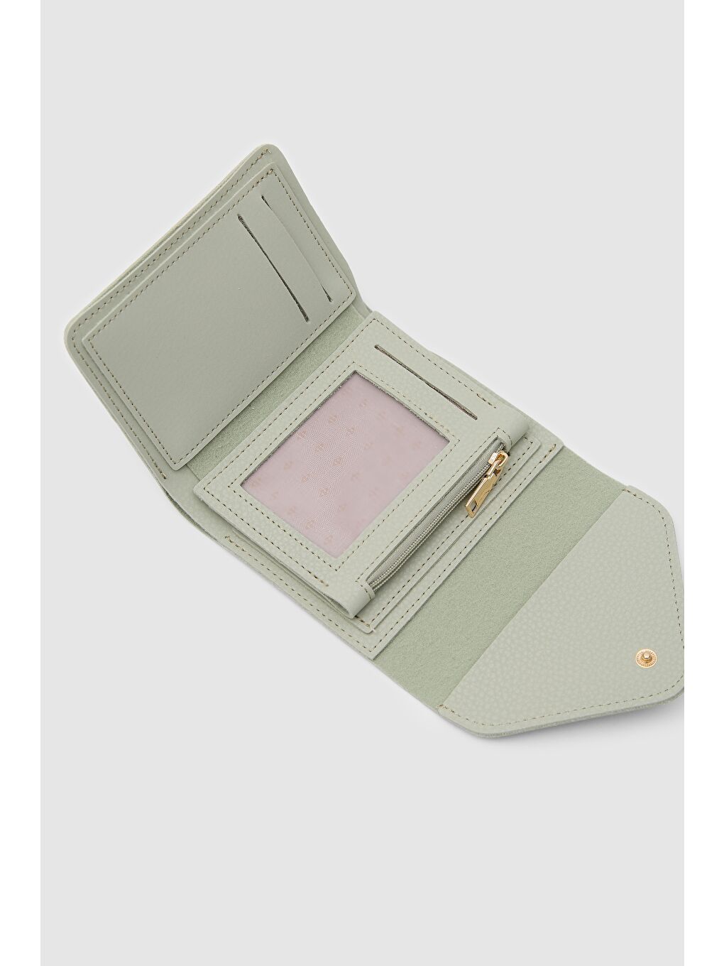 Yeşil Mysa Medium Zarf Cüzdan Mint-3