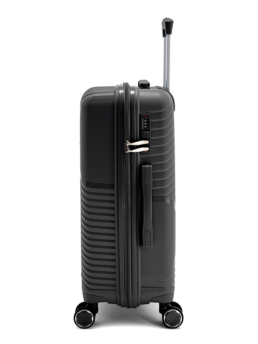 Siyah İthal Pp Elegance Orta Boy Valiz-3