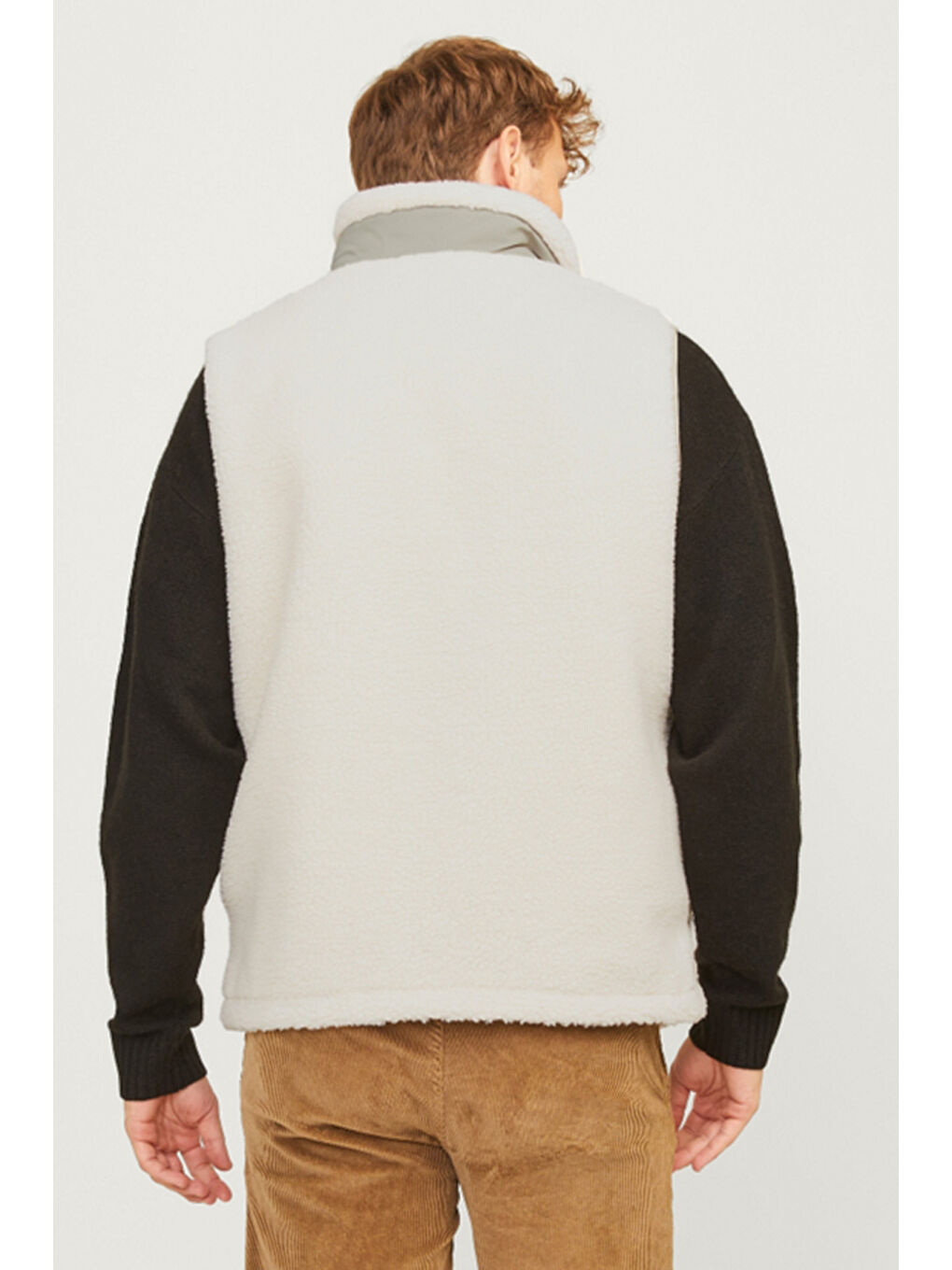 Ekru Originals Jorvesterbro Regular Fit Dik Yaka Fermuarlı Yelek 12260453-3