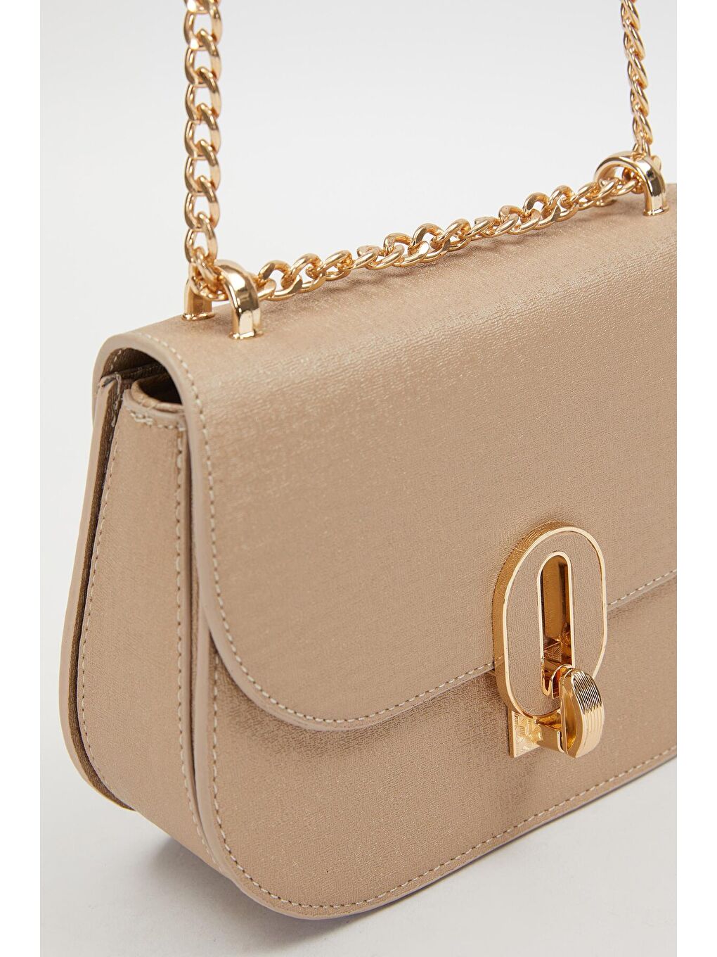 Bej Vizon Kadın Omuz Çantası 930114-2