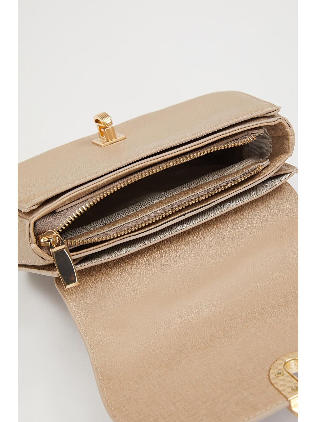 Bej Vizon Kadın Omuz Çantası 930114-4