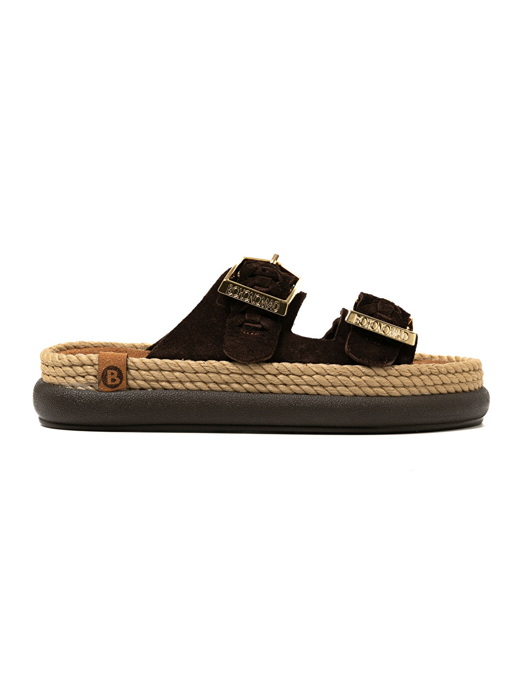 Kahverengi SYDOR12-00019 Sydney Örgü Kadın Terlik Koyu Kahve