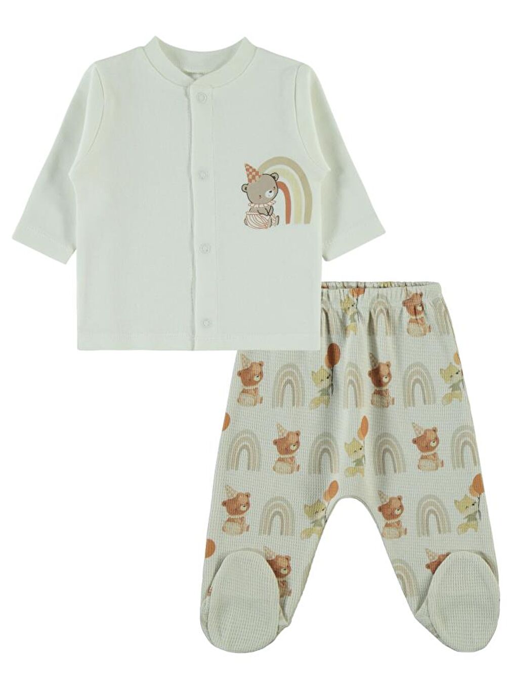 Bej Baby Erkek Bebek Zıbın Setleri-1