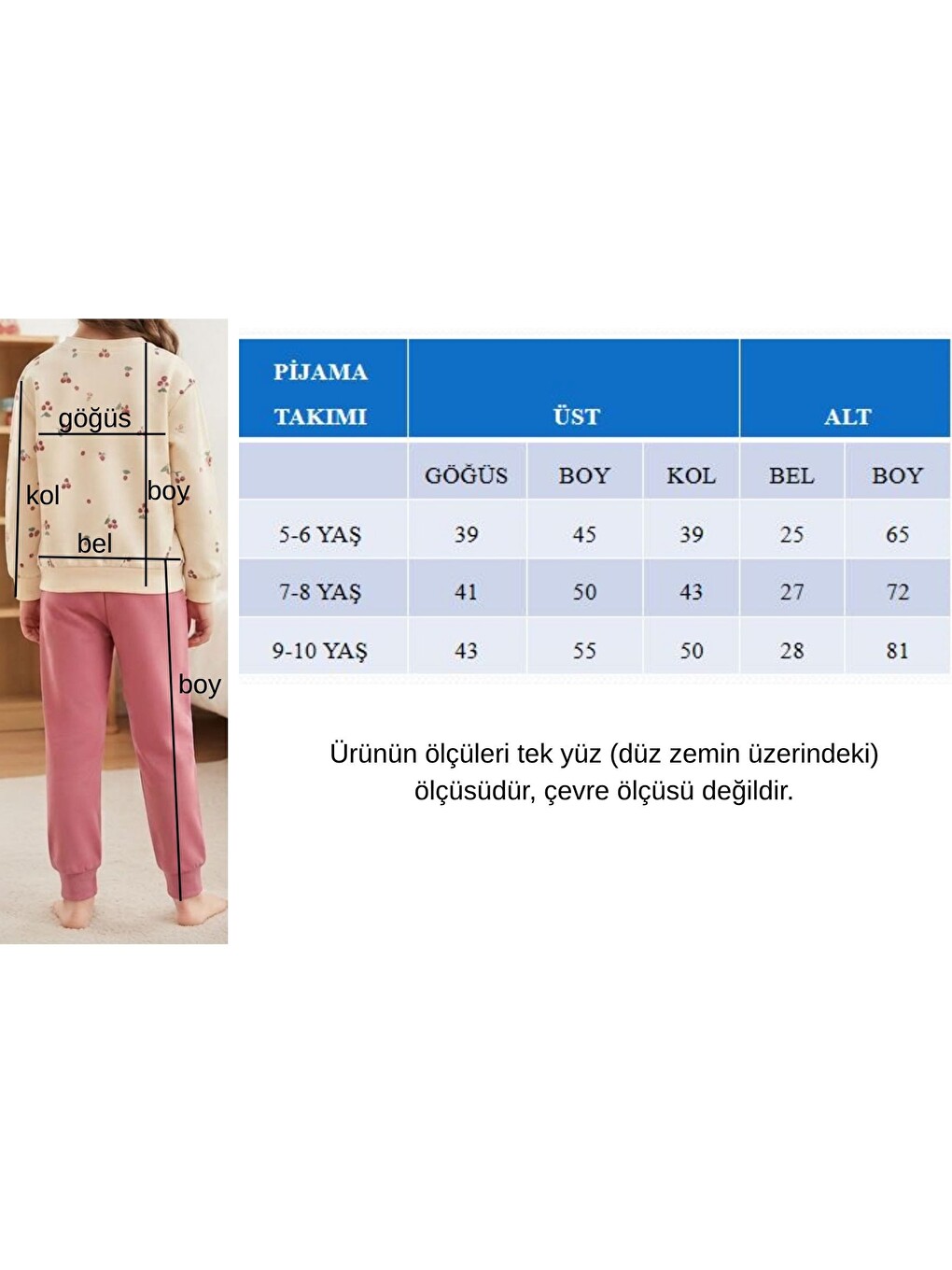 Pembe Kız Çocuk Kalpli Desenli Okul Günlük Eşofman Takımı Esf7035-4