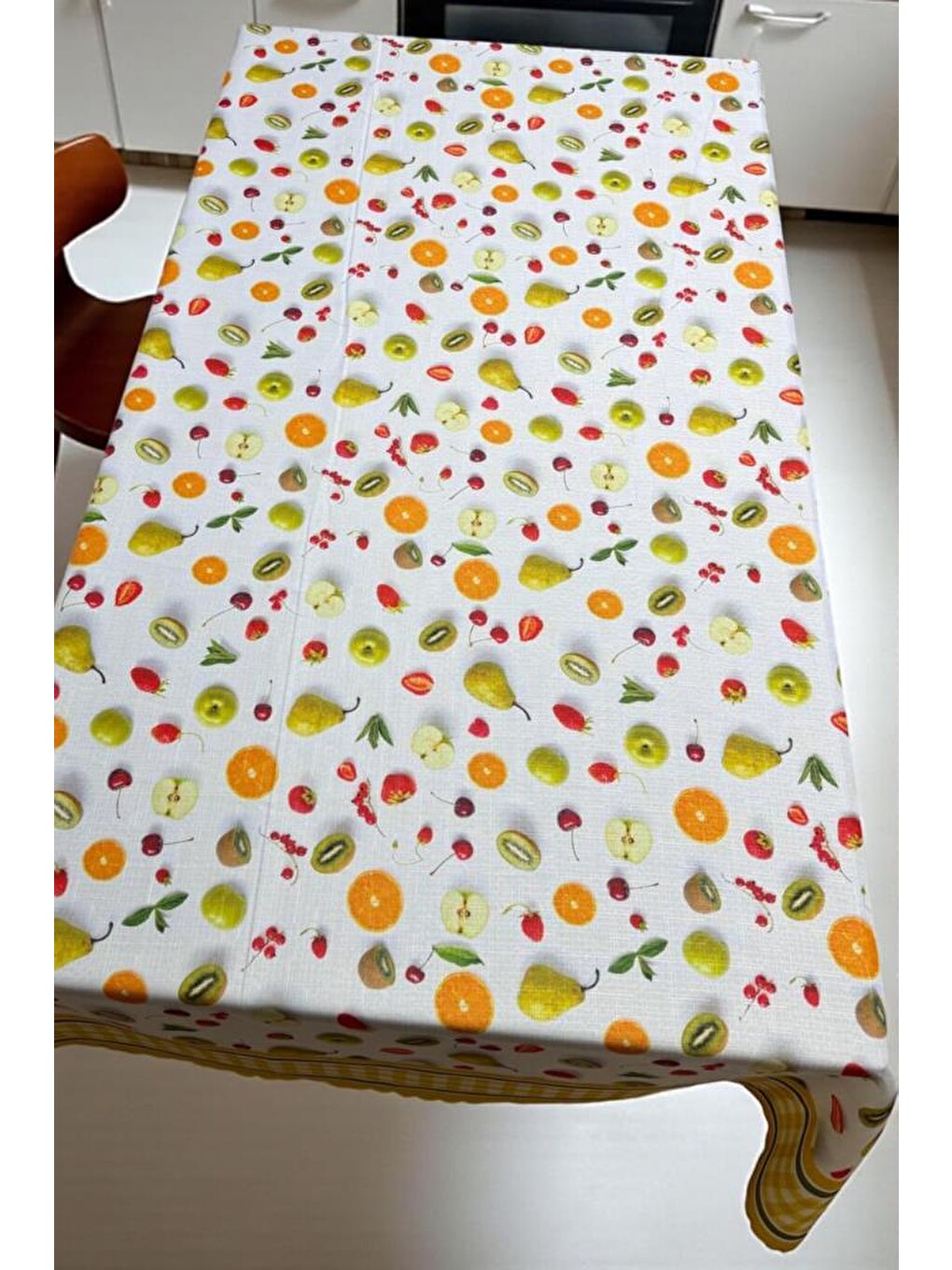 Karışık Limonya Dertsiz Masa Örtüsü 150x220 Cm-1
