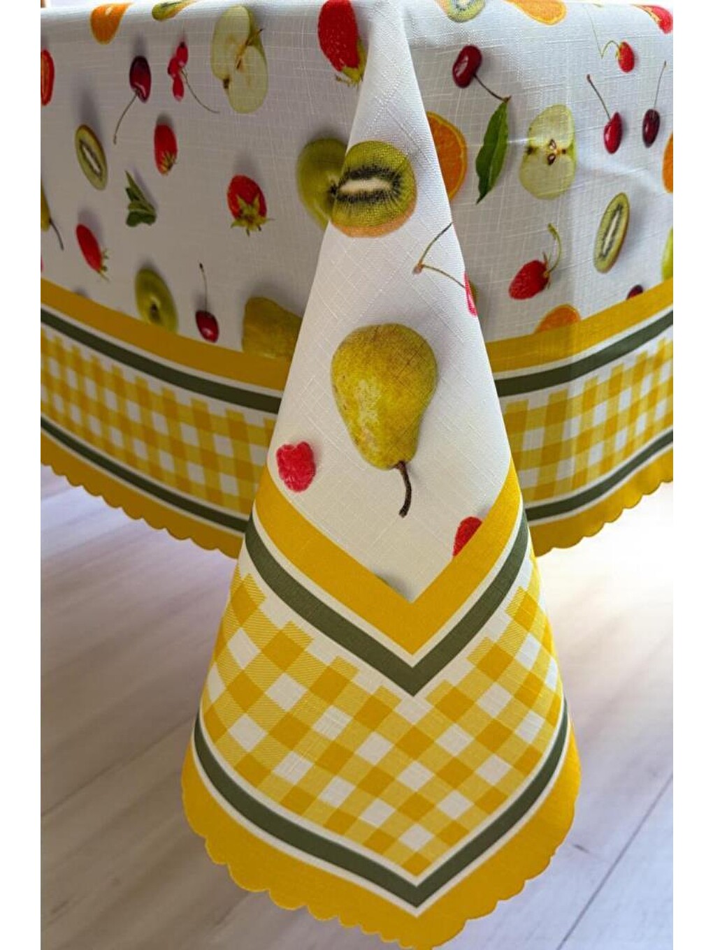 Karışık Limonya Dertsiz Masa Örtüsü 150x220 Cm-2