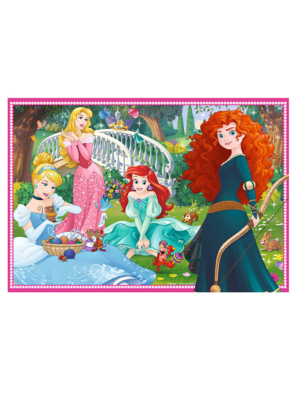 Puzzle 2x12 Parça WD Princess 76208-2