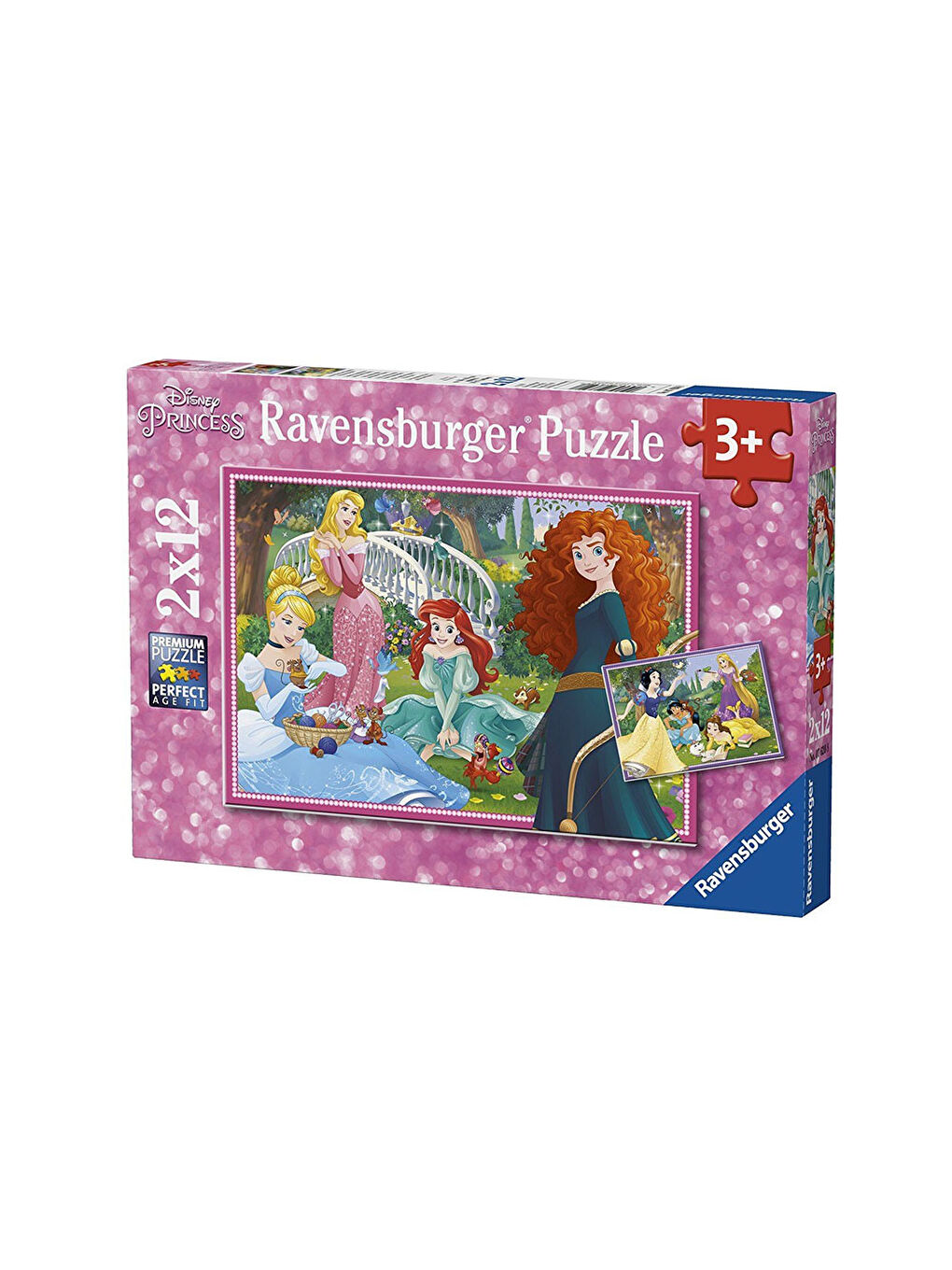 Puzzle 2x12 Parça WD Princess 76208-1