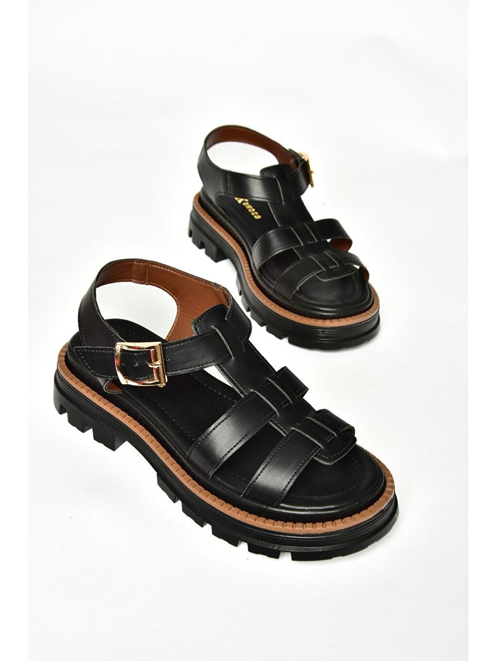 S4373020 Siyah Kadın Sandalet-6