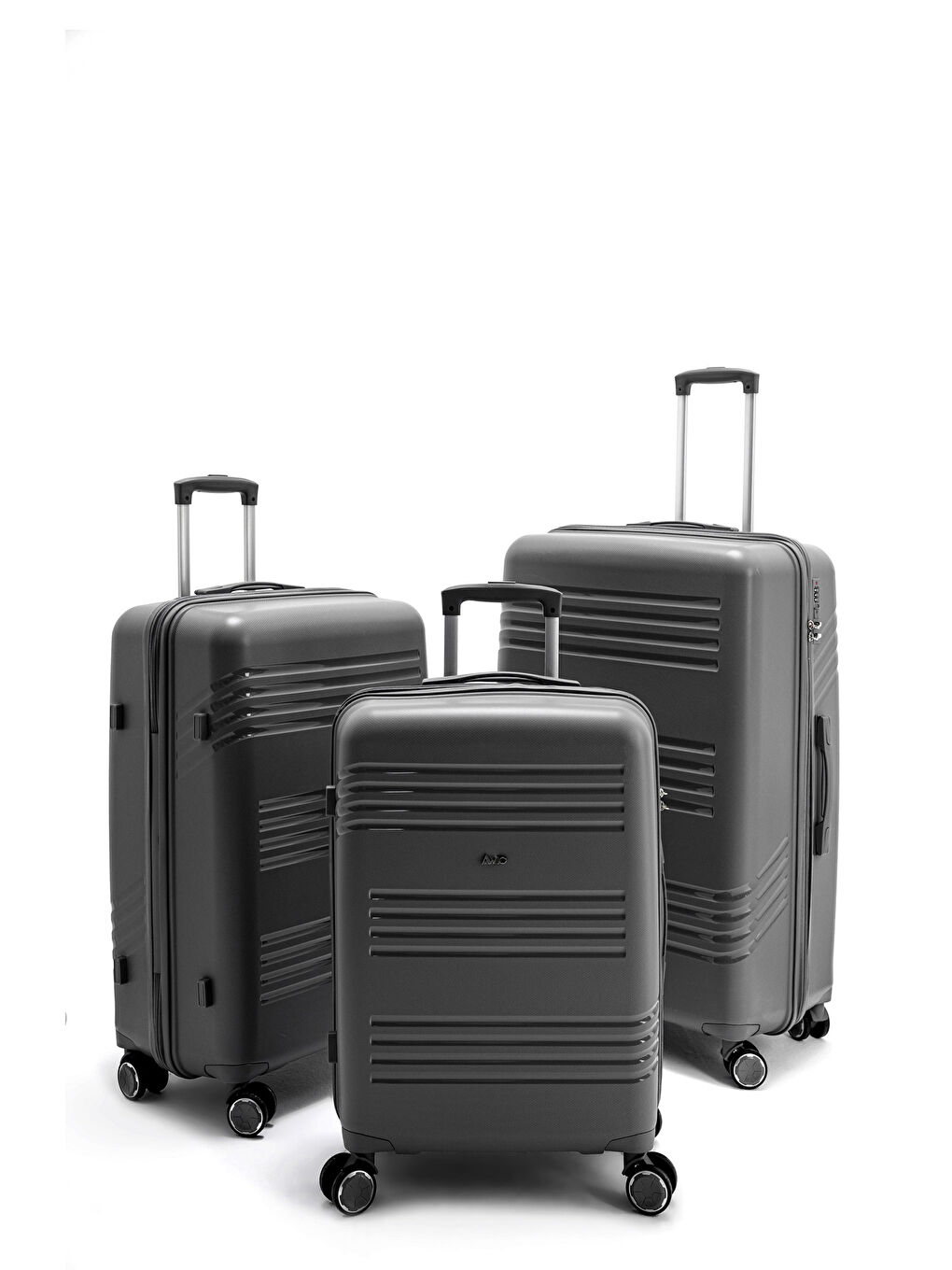 Antrasit İthal Pp Urban Line Valiz Seti