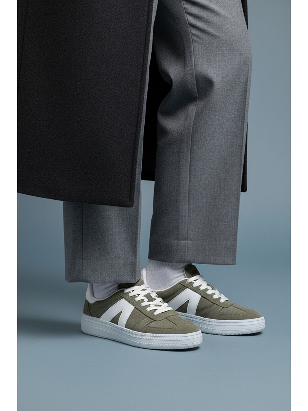 Yeşil Santa Kadın Spor Ayakkabı Snaeker-1