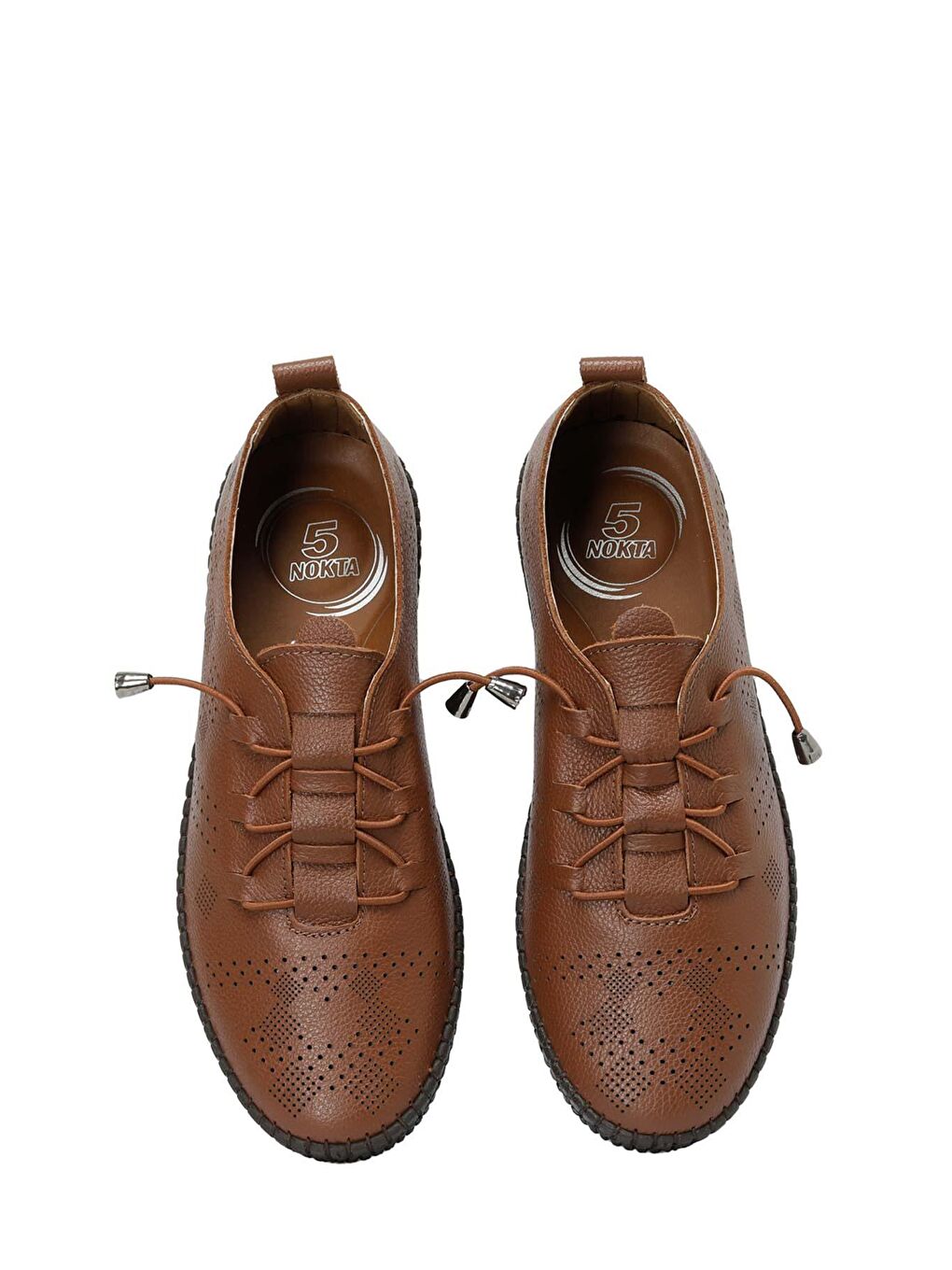 Kahverengi 103021.Z4FX Taba Kadın Düz Ayakkabı-3