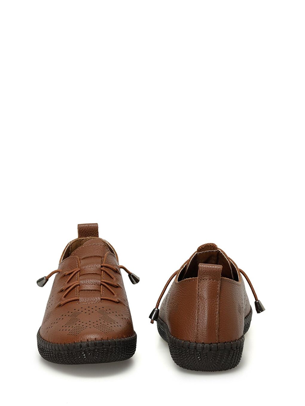 Kahverengi 103021.Z4FX Taba Kadın Düz Ayakkabı-4