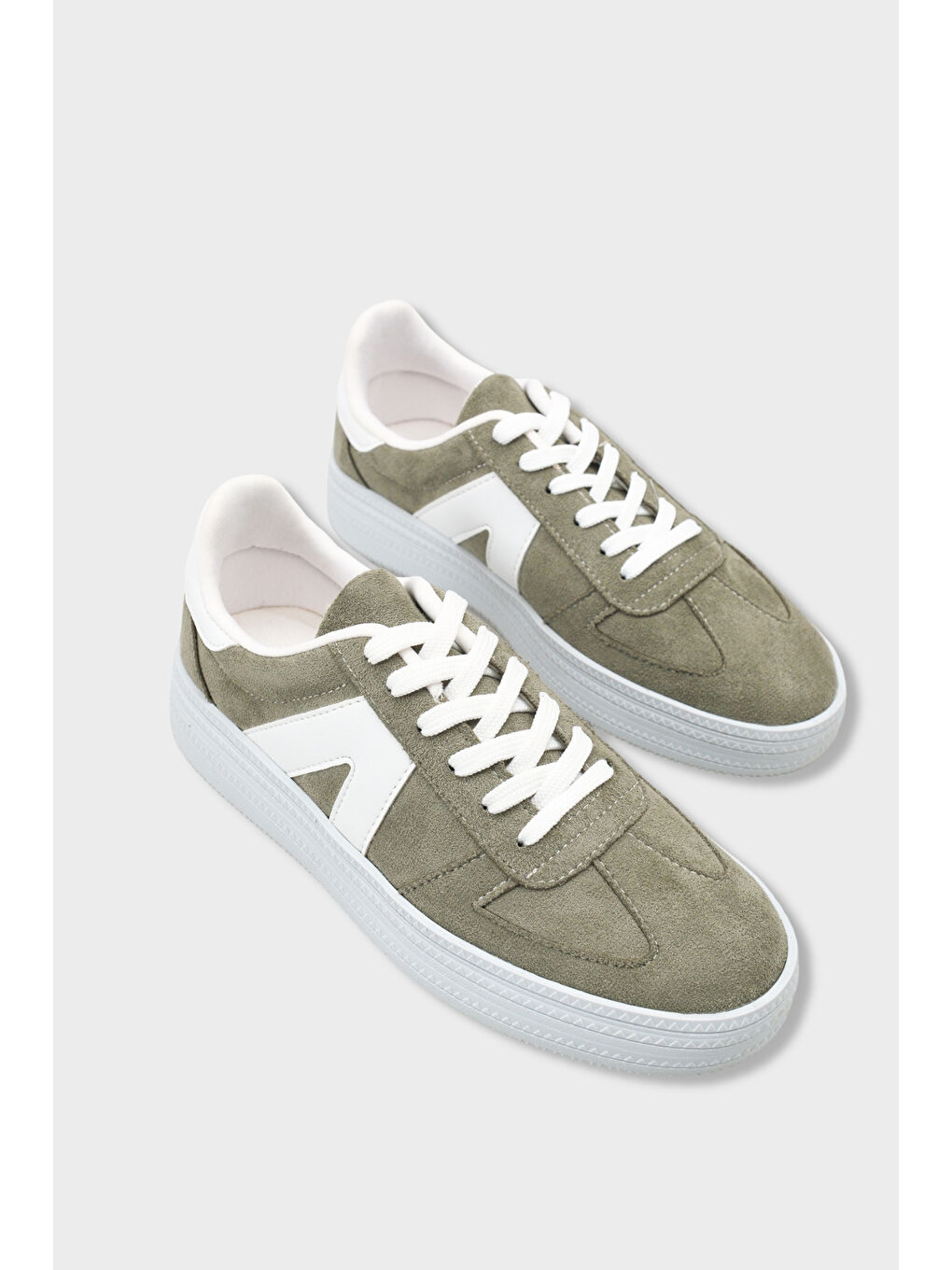 Yeşil Santa Kadın Spor Ayakkabı Snaeker-8