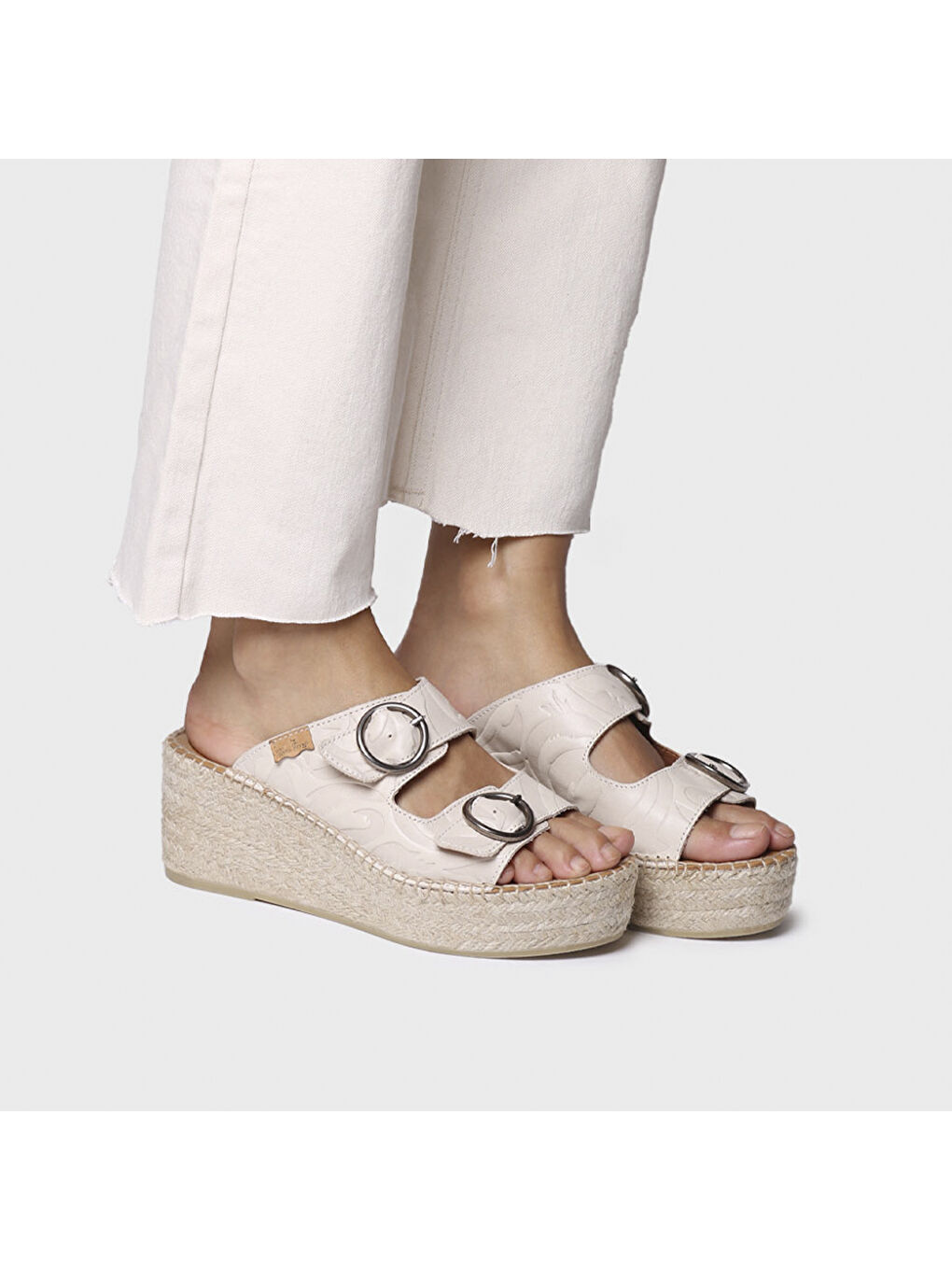 Kadın Ekru Terlik-3