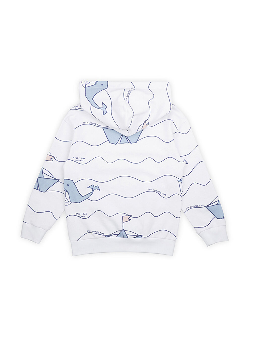 Erkek Çocuk Baskılı Sweatshirt Beyaz-2