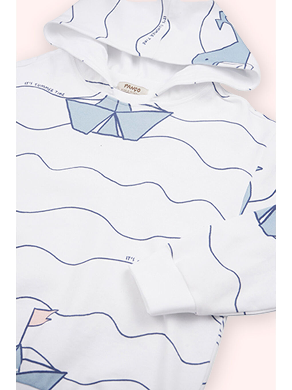 Erkek Çocuk Baskılı Sweatshirt Beyaz-5