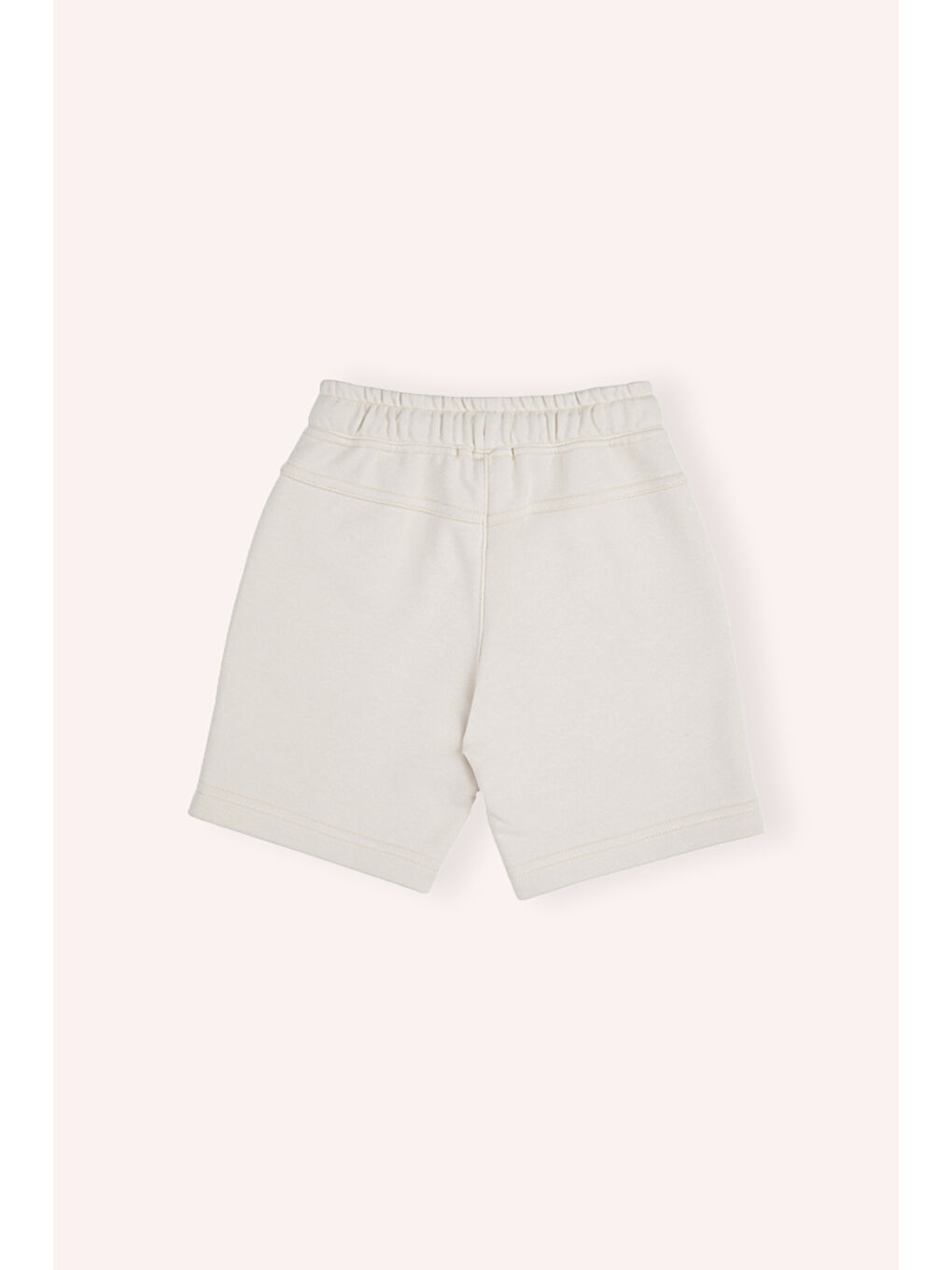 Erkek Çocuk Cepli Örme Şort Bej-4