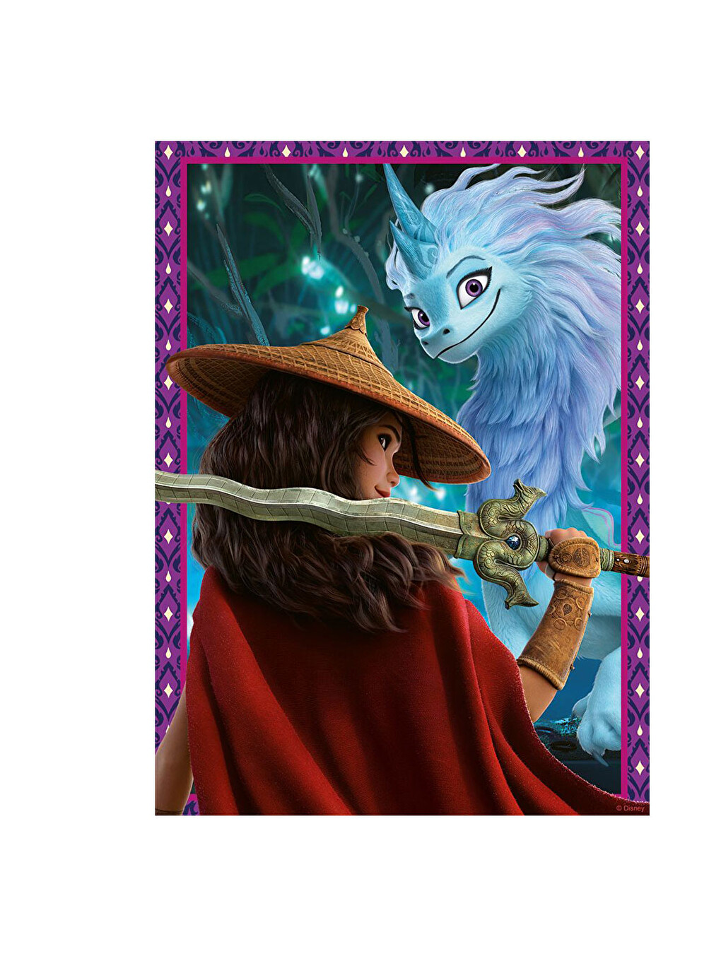 Çocuk Puzzle 150 Parça WD Raya ve Sisu 129225-1