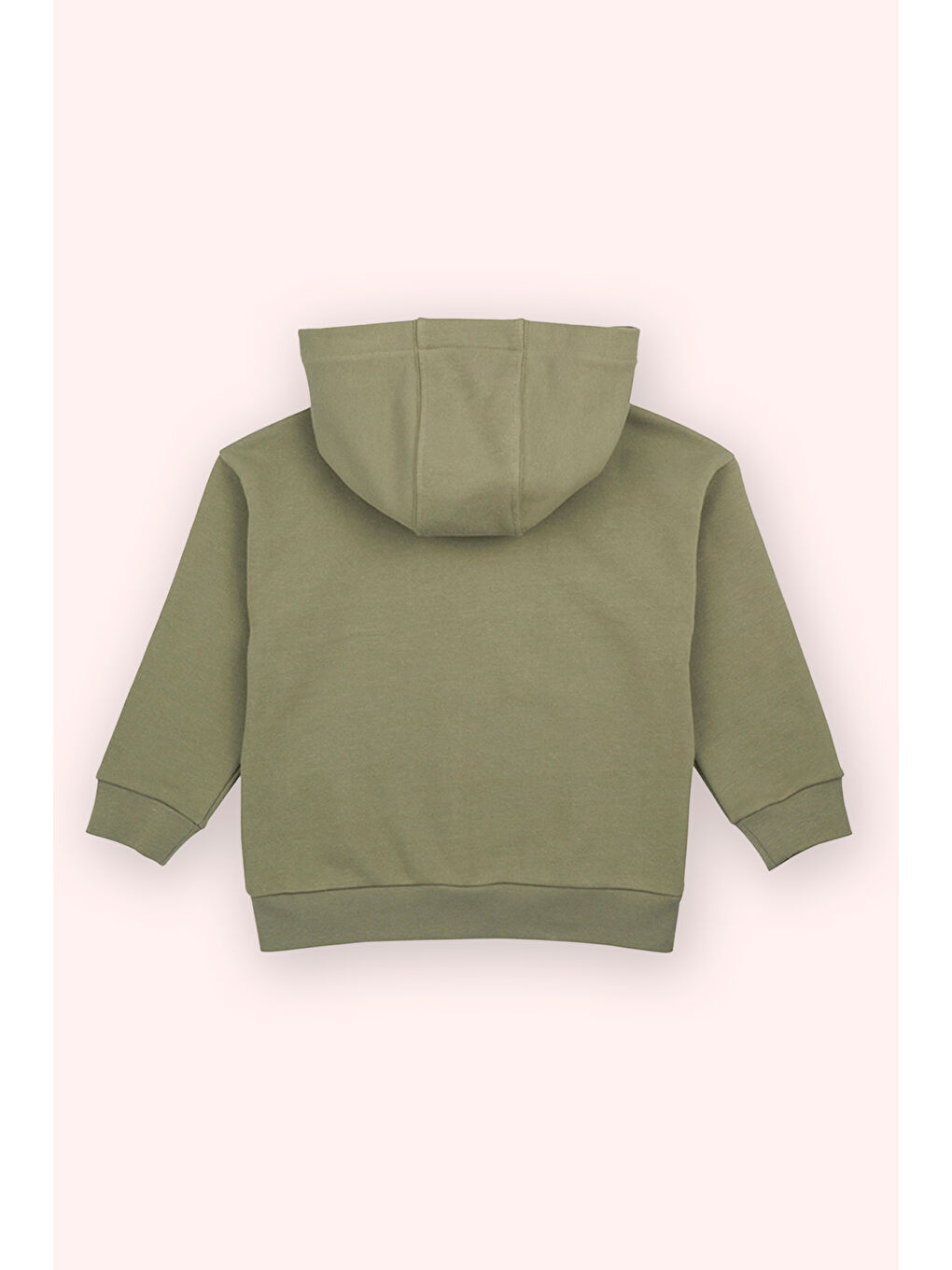 Erkek Çocuk Fermuarlı Sweatshirt Haki-3
