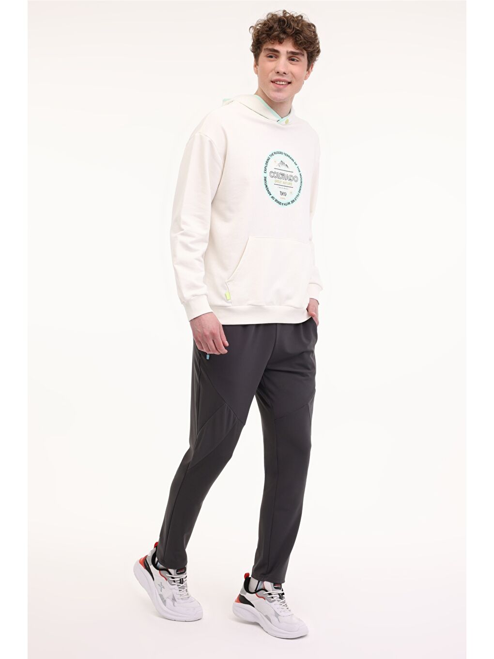 ML CORAL 22PRF105 5FX Gri Erkek Eşofman Altı-2