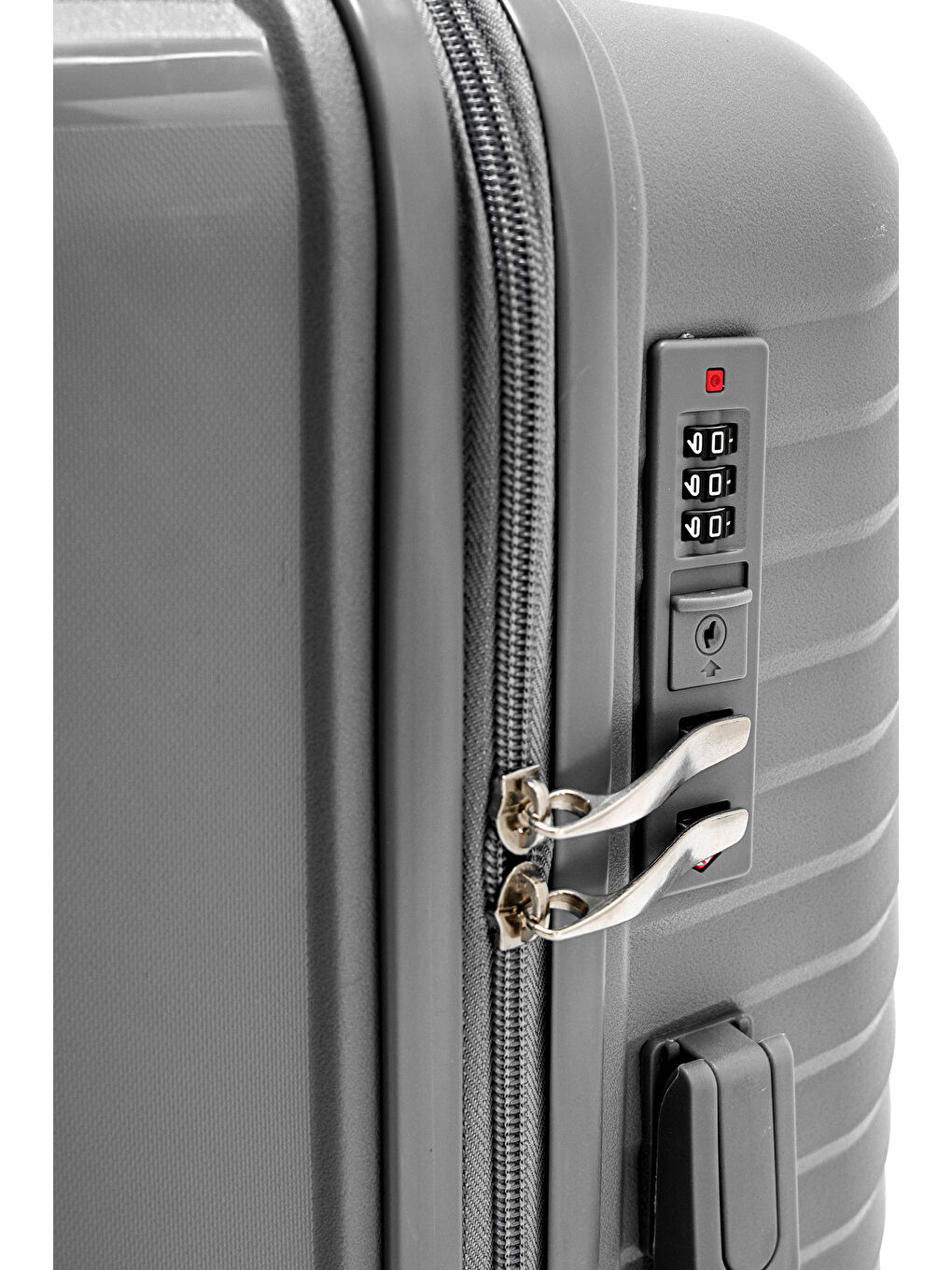 Antrasit İthal Pp Elegance Orta Boy Valiz-2