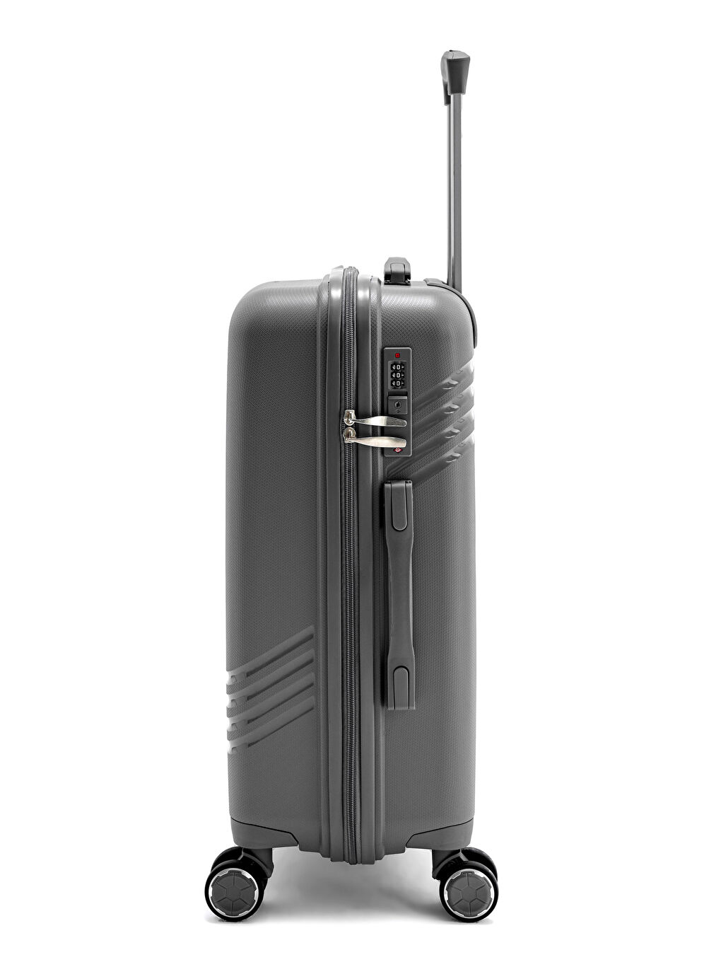Antrasit İthal Pp Urban Line Kabin Boy Valiz-3