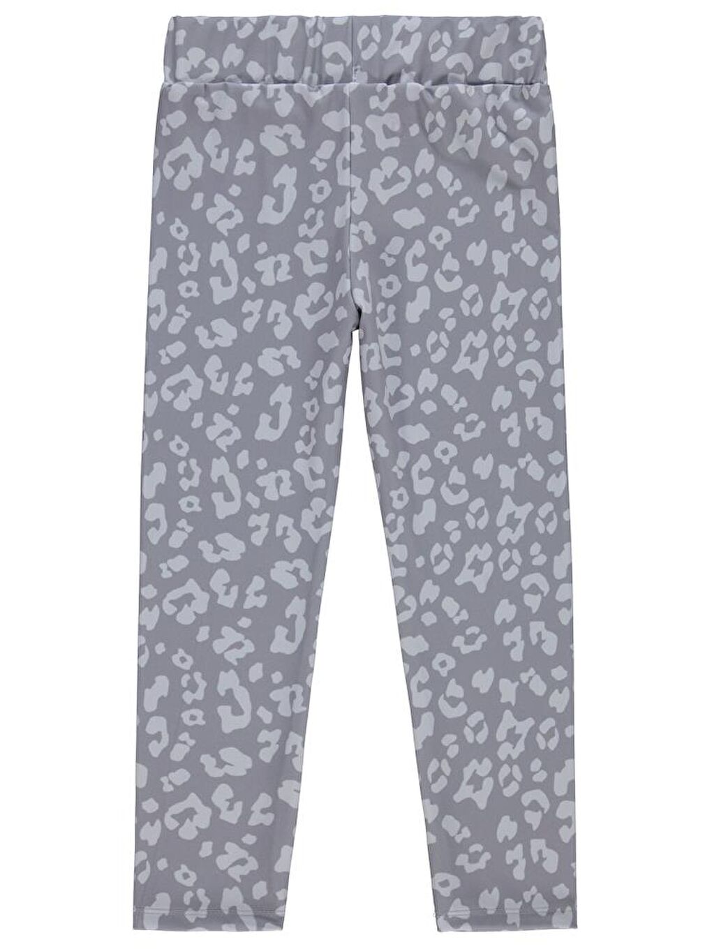 Gri Girls Leopar 10-13 Yaş Tayt