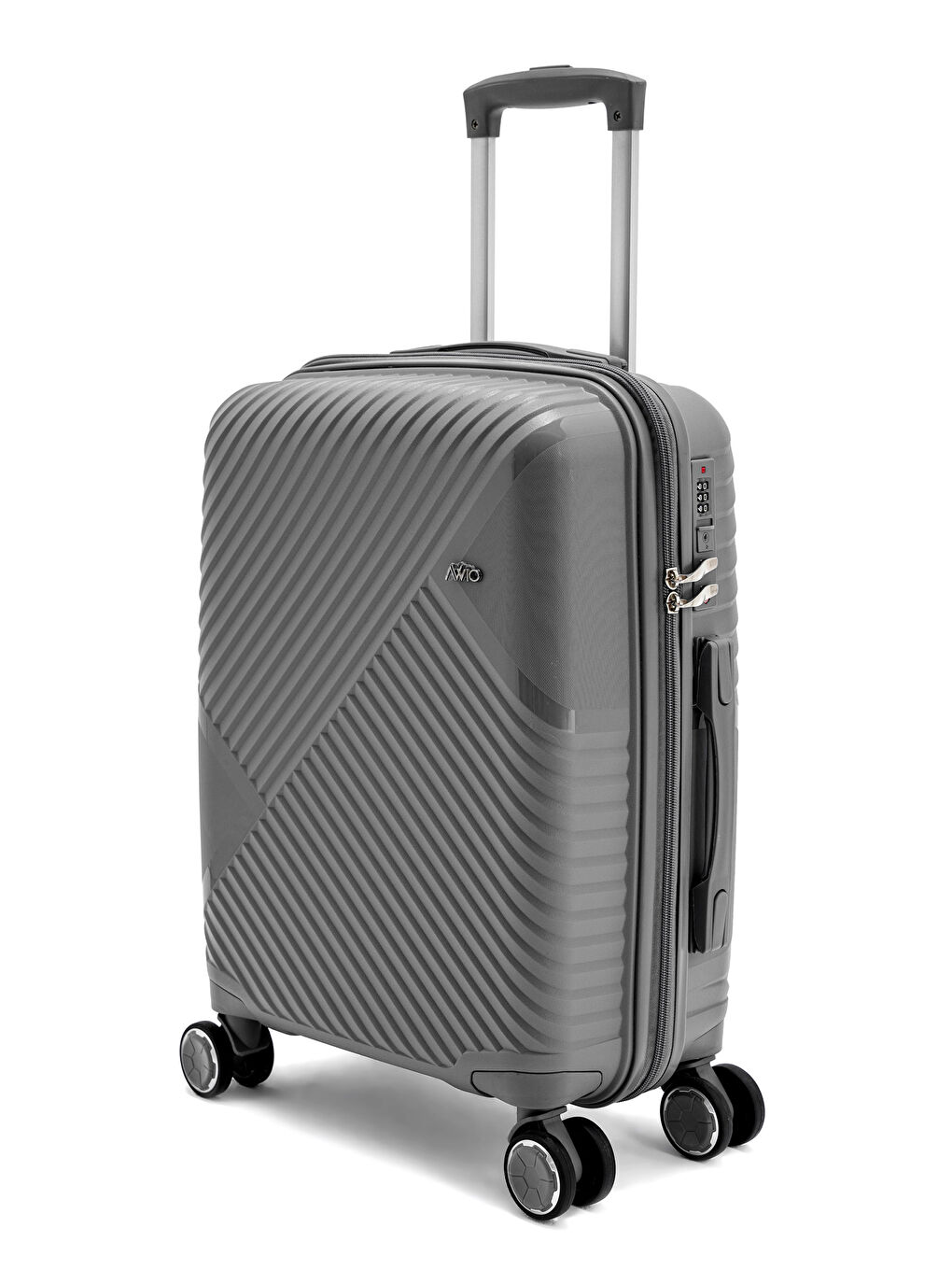Antrasit İthal Pp Elegance Kabin Boy Valiz-1