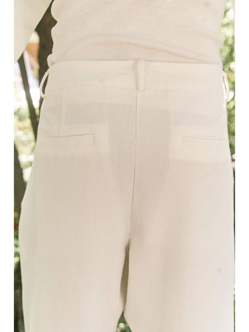 Ayyubay Pileli Ekru Erkek Pantolon-4