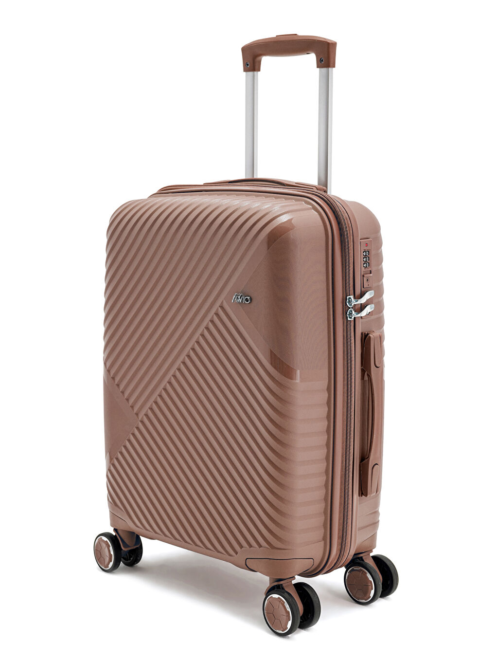 Pembe İthal Pp Elegance Kabin Boy Valiz-1