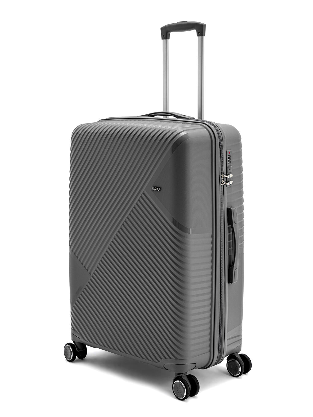 Antrasit İthal Pp Elegance Büyük Boy Valiz-1