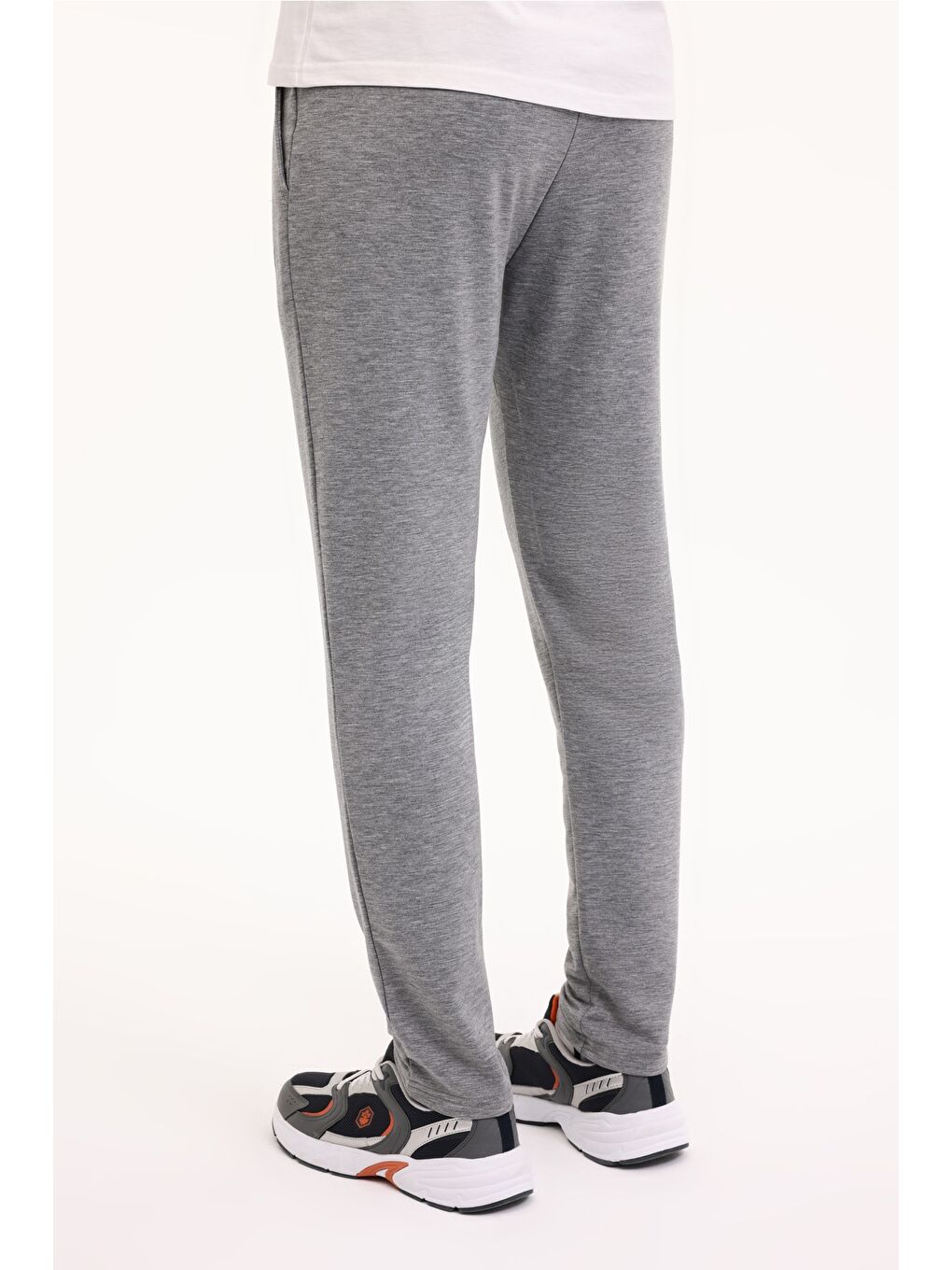 Gri ML BAMBO 22BAM20 5FX GRI MELANJ Erkek Eşofman Altı-1