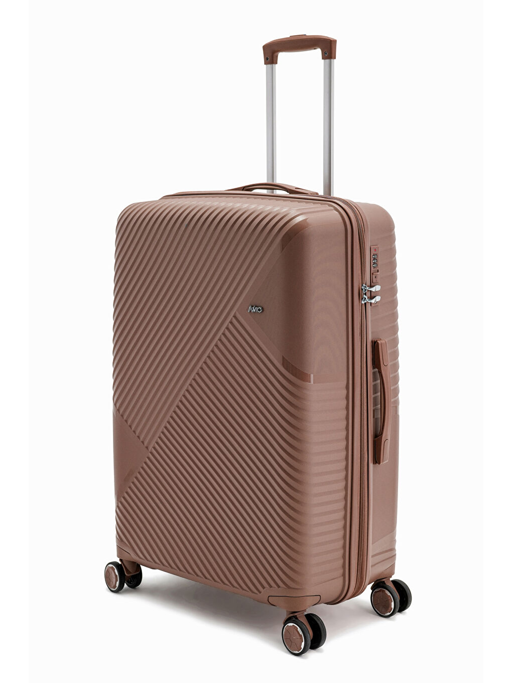 Pembe İthal Pp Elegance Büyük Boy Valiz-1